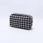 Keymay New Design 5 colors Women Storage Travel Toiletry Bag Organizer Plaid Cosmetic Bag Checkered Makeup Bag