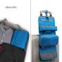Hanging Roll-Up Makeup Bag Toiletry Kit Travel Organizer for Women Men Removable Storage Bags