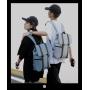ZR889 New Backpack Business PU Laptop Bag Waterproof Shoulder Bag Printed Logo Large-capacity Student Schoolbag Outdoors Travel