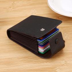 ZX097 New Personality Business Card Set Card Case Clip Credit PU leather Thin Case Small Wallet Business Card Holder Case