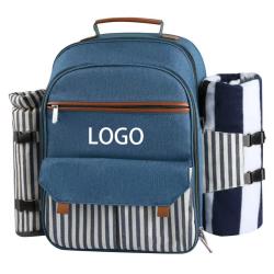 Custom outdoor camping insulated carrier leakproof storage large capacity multifunctional travel picnic backpack for set pack