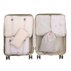 Waterproof 6pcs/sets High Capacity Thicken Travel Bags Packing Cube Portable Clothing Sorting Organizer Luggage Sets