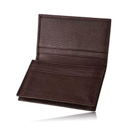 Luxury Genuine Leather Name Card Holder Case Slim Men Business Card Holder