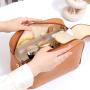 Wholesale Customized Waterproof Laser PU Polyester Wash Toiletry Bag Travel Make Up Cosmetic Bag with Zipper Travel-Friendly