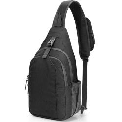 KBW501 Free Sling Bag RFID Blocking Sling Backpack Crossbody Bag Daypack for Hiking Travel Outdoor Sports Men Bag
