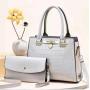 2024 New Style Hot selling Fashion Pu Leather Large Capacity  Ladies Handbag With Lock Design Luxury Hand Bag