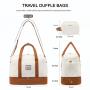 LOVEVOOK 35L Carry on Travel Duffel Bag  with Toiletry Pouch 18inch Weekender Overnight Bags for Women Large Gym Duffel Bag 2024