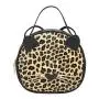New Leopard Pattern Messenger Bag for Women Handbag Korean Version Shoulder Crossbody Bag Cute Trendy Small Round Bag Wholesale