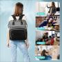 LOVEVOOK Carry on fashion ladies custom logo business office Durable Nylon casual Bookbag USB women's stylish laptop backpack