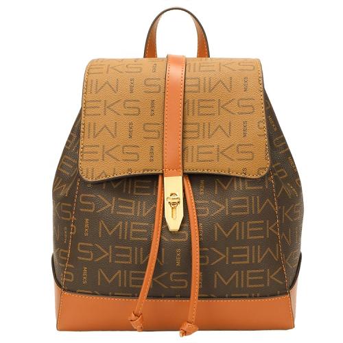 2023 New Versatile Retro Printed Backpack Large Capacity Backpack Korean Edition Student Schoolbag Travel Bag