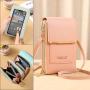 OEW136 New Fashion Ladies One Shoulder Crossbody Bag Mini Card Holder Luxury Mobile Phone Touch Screen Bag Coin Purse