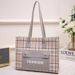 Wholesale 2024 Women's High-Capacity Tote Bags Fashionable Portable Ins Shoulder Bags Printed Letters Large Foreign Trade Bag
