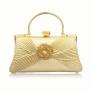 Wedding Fashion rhinestone evening purse luxury new design satin fabric crystal clutch bag elegant banquet clutches