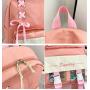 Hot sale school backpack set cute lolita style decoration mochilas mujer women's backpack school book backpack set