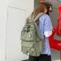 Wholesale Custom Canvas Backpack Fashion Children School Backpack University Students School Bag