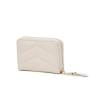 Custom Logo Fashion Ladies Wallet PU Leather Card Holder New Embroidered Quilted Zipper Pouch Wallet For Women