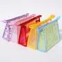 New Style Lady multicolor Clear Holographic Makeup Bag Pouch Pvc Waterproof Transparent Laser Cosmetic bag