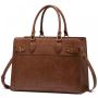 LOVEVOOK 15.6 17 Inch Laptop Handbags for Office Ladies Large Leather Tote Work Bag Women Waterproof Business Computer Briefcase