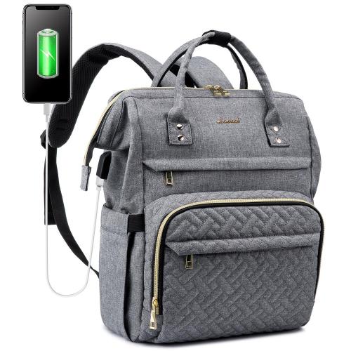 LOVEVOOK 2023 Wholesale 15.6 17 Inch Business Computer Laptop Backpacks Fashion nylon Travel Bags Purses Students School Bookbag