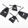 White Suede Microfiber Jewelry Packaging Bag Microfiber Pouch For Packaging