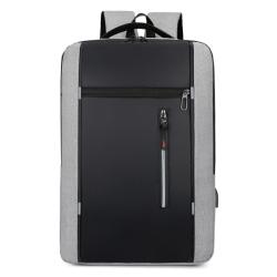 Hot Selling Unisex Vintage Style Travel Laptop Backpack 3 Compartment Set with Zipper Closure Polyester Lining for Students
