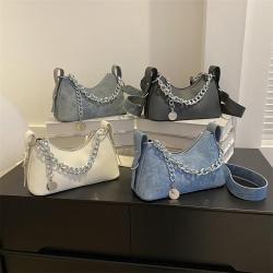 New Arrival 2024 Fashion Trendy Ladies Handbags PU Leather Rivet Women's Shoulder Bags