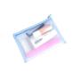 Gelory Mini Zipper Mesh Bag 5 Pieces Cosmetic Accessory Storage Bag Small Travel Kit Storage Bag