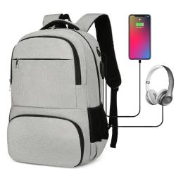 ZF086 New Computer Backpack Thickened Thermal Insulation Anti-leakage Picnic Bag Polyester Leisure Travel Outdoor Bag USB Port