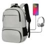 ZF086 New Computer Backpack Thickened Thermal Insulation Anti-leakage Picnic Bag Polyester Leisure Travel Outdoor Bag USB Port