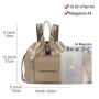 2024 autumn and winter new backpack fashion trend leather niche design texture simple large capacity ladies shoulder bag