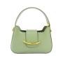 top handle practical solid color ladies handbags 2021 frame green handbags under arm handbags for girls