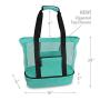 Factory Custom Insulated Foldable Outdoor Picnic Bag Oversized Lightweight Travel Storage Waterproof Mesh Beach Cooler Bag