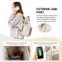 LOVEVOOK Business Work Bag with USB Port Business Travel College School Computer Backpack for Women Men Laptop Backpack Purses