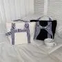 Female bow canvas bag