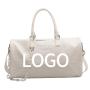 Personalized Designer Single Shoulder Gym Bag With Wet Pocket Shoes Women Pu Leather Luggage Travel Bags