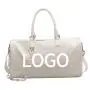 Personalized Designer Single Shoulder Gym Bag With Wet Pocket Shoes Women Pu Leather Luggage Travel Bags