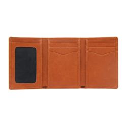 Genuine Leather Mens Trifold Wallet Personalized Slim Front Pocket RFID Card Wallet