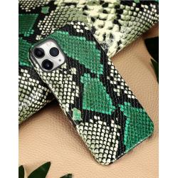 Luxury Custom LOGO Colorful Genuine Real Snake Skin Leather Phone Case For Iphone Covers 13Pro 14Promax  11 12 13 14 15 Pro Max