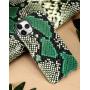 Luxury Custom LOGO Colorful Genuine Real Snake Skin Leather Phone Case For Iphone Covers 13Pro 14Promax  11 12 13 14 15 Pro Max