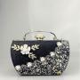 Luxury New Clutches Bag Women Purse Bling Party Bags Bridal Wedding Elegant Flower Evening Bags For Woman