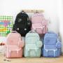 ZR834 New Fashion Girls Schoolbag Nylon Waterproof Backpack Custom Logo High Quality Schoolbag Travel Student Zipper Laptop Bag