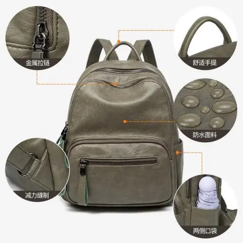 New Low MOQ Black Waterproof Girls School Bags Big Capacity ladies Luxury Bags Women bagpack backpack