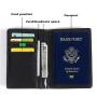 KHF003 2023 Laser Sequins PU Passport Bag Money Holder Multifunctional ID Bag Creative Fresh Passport Bag