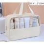 Large capacity makeup bag transparent portable makeup storage bag waterproof travel wash bags for women