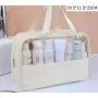 Large capacity makeup bag transparent portable makeup storage bag waterproof travel wash bags for women