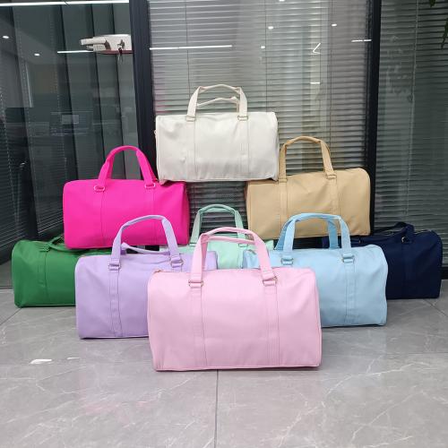 Classic Fashionable Versatile Waterproof Durable Multi-function Solid Colors Travel Duffle Carry-on Bag Weekend Duffel Bag Gym