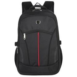 Factory Custom LOGO Large Capacity Men's Black Oxford Laptop Backpack Casual and Waterproof with USB for Business Travel Bag