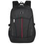 Factory Custom LOGO Large Capacity Men's Black Oxford Laptop Backpack Casual and Waterproof with USB for Business Travel Bag