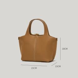 2024 Custom Leather Vintage Sling Fashion Pu Leather Women Handbags Ladies Large Capacity Tote Bag