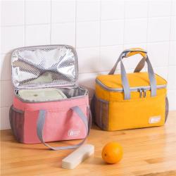 Gelory Lunch Box Large Portable Aluminum Foil With Rice Bag Thickened Waterproof Large Capacity Insulation Ice Cooler Bag